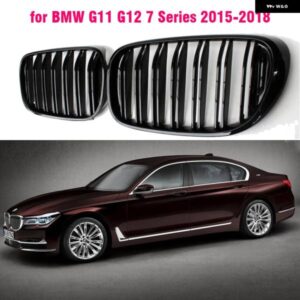 BMW M スタイル フロント グリル 7シリーズ G11 G12 2015-18 730LI 740LI 750LI 730D グロスブラックグリル カスタムパーツ アクセサリー
