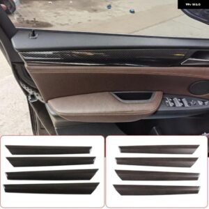 BMW X3 F25 X4 F26 2011-2017 ABS カーボンスタイル車内側ドア装飾ストリップトリム カバー インテリア アクセサリー カスタムパーツ アク