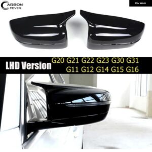 BMW LHD ABS グロスブラック 交換タイプ ドアサイドミラー キャップ G20 G21 G22 G23 G30 G31 G11 G12 G14 G15 G16 2/3/5/7/8シリーズ カス