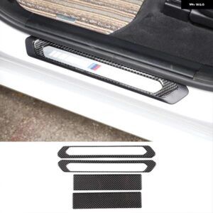 BMW X3 G01 2018-2022 ソフトカーボン車 外装 ドアドアシルステッカー ウェルカムペダル アンチスクラッチアクセサリー カスタムパーツ ア