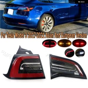 テスラ LED バンパー テール ライト 内側外側 モデル 3 2017-2021 アジアヨーロッパ バージョン車 1502088-00-B 10
