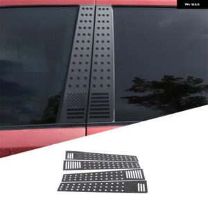 ランドローバー フリーランダー 2 2007-2015 窓センターピラーハニカムトリム ガードプレート 外装 詳細合金アクセサリー カスタムパーツ