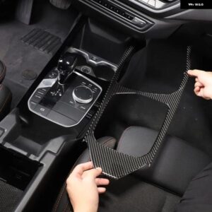 BMW ソフトカーボン 1シリーズ 2シリーズ F40 F44 2020-2023 カーセンターコントロールパネル フレーム装飾ステッカー カーアクセサリー カ