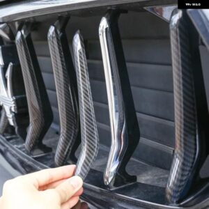 マセラティ レヴァンテ 2016-2021 ABS カーボンメッシュグリル 装飾カバー トリム カーアクセサリーカースタイリング自動車 カスタムパー