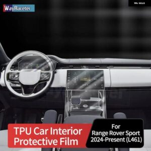 ランドローバー 自己修復アンチスクラッチトップ TPU ビニールセンターギアインテリア ペイントフィルムレンジローバースポーツ 2024 L461