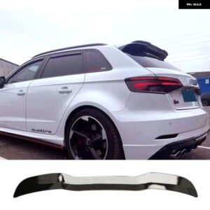 アウディ ブラックルーフスポイラー A3 S3 スポーツバック 2014 2019 リア フロントガラス ウイングトランク ABS アクセサリー カスタムパ