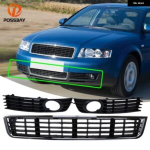 アウディ カーセンターフォグランプ グリル カバー フロントロアバンパー サイドレーシンググリル A4 B6 セダン 2002 2003 2004 自動車 外装