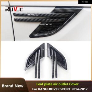 ランドローバー レンジローバー スポーツ L494 2014-2017 サイドフェンダーエアベント アウトレットカバー トリム グリル カーボンスタイル