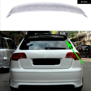 アウディ A3 8P スポーツバック FRP 未塗装プライマールーフリップスポイラー ウイング A3 ハッチバック 2009 2012 カスタムパーツ アクセ