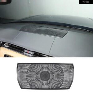 ランドローバー レンジローバースポーツヴォーグ L460 2023 2024 黒ステンレス ダッシュボードスピーカーカバー トリム アクセサリー カス