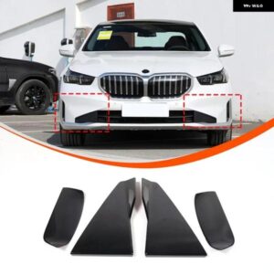 BMW 5シリーズ I5 G60 2024 ABS ブラックフロントサイドベントフェンダーカバー トリム ステッカー カーアクセサリー カスタムパーツ アク