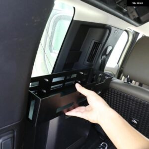 ランドローバー 2020-2024 ディフェンダー 110 合金黒カースタイリングトランク多機能 収納 バスケットインテリア アクセサリー カスタムパ