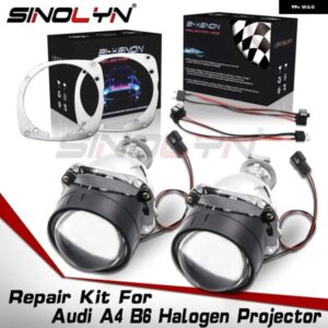 アウディ バイキセノン HID プロジェクターフルキット A4 B6 8E 01-04 ハロゲンキセノンヘッドライト レンズ 2.5 WST 8.0 レンズカーアクセ