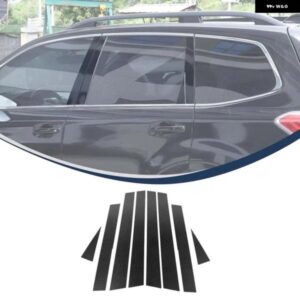スバル フォレスター 2013-2018 カーセンターピラー装飾パネル ステッカー カーボンシート自動車 外装 アクセサリー 8個 カスタムパー