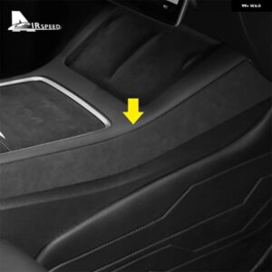 テスラ イタリアスーパースエードカバー モデル 3 モデル Y 2019-2020 カーセンターコンソールサイドトリム ストリップステッカー イン