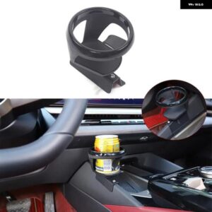 BMW 5シリーズ G60 2024 2025 カーボンブラックカーセンターコンソールウォーターカップブラケットインテリア アクセサリー カスタムパーツ
