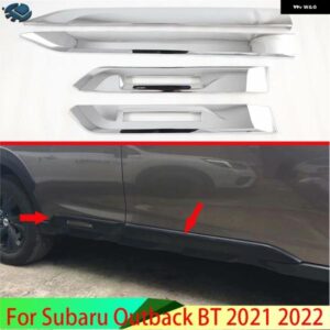 スバル アウトバック BT 2021 2022 カーアクセサリー ABS クロームサイドドアボディモールドモールドトリム カスタムパーツ アクセ