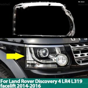 ランドローバー ディスカバリー 4 LR4 L319 フェイスリフト 2014 2015 2016 クリアハウジングフロントヘッドライト レンズシェルガラス ラン