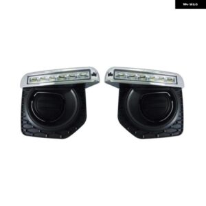 ランドローバー 2個 フリーランダー 2 フリーランダー 2 2012-16 LED DRL デイタイム ランニングライト デイライト フォグランプ カスタム