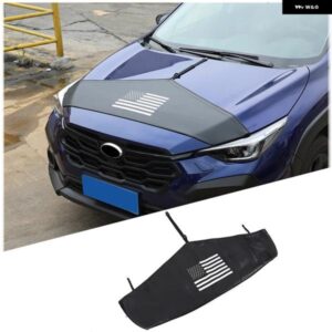 スバル CROSSTREK 2024+ ブラックレザーボンネット砂と石ディフレクターカバー 外装 アクセサリー カスタムパーツ アクセサリー 交