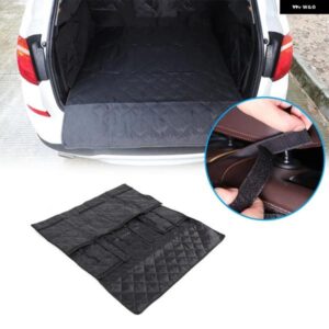 BMW X3 F25 2011-2017 オックス フォード 布黒トランクペットシートカバー ペット輸送パッド車内アクセサリー カスタムパーツ アクセサリー