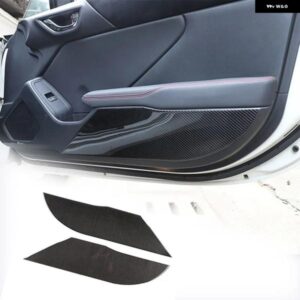 スバル BRZ 2022 2023 ソフトカーボンドアキックパネル 装飾ステッカー 内装アクセサリー カスタムパーツ アクセサリー 交換用部品