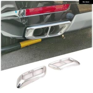 BMW X5 G05 X7 G07 2019-2025 ステンレス 黒テールマフラーマフラー出力トリム カバー 車 外装 アクセサリー カスタムパーツ アクセサリー