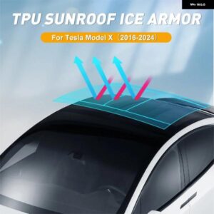 テスラ TPU ICE ARMOR プレカット フィルム断熱 モデル X 2016-2018-24 車 PPF カスタムパーツ アクセサリー 交換