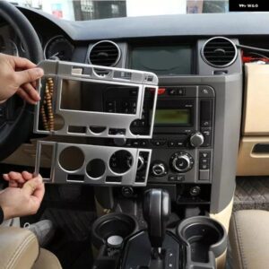 ランドローバー ディスカバリー 3 LR3 2004-2009 ABS 中央制御モードボタンフレーム装飾ステッカー カーアクセサリー カスタムパーツ アク