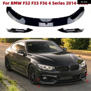 BMW F32 F33 F36 4シリーズ 420I 425I 430I 440I M440I 2014-2020 MP スタイルフロントバンパー スプリッターディフューザー カバー スポイ