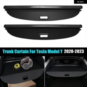 テスラ トランクカーゴカバー モデル Y アクセサリー 2020-2023 2022 カーテンリアブーツトレイシールドオーガナイザーパーティション