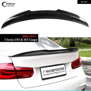 BMW カーボン リア トランク スポイラー ウィング 3シリーズ E92 M3 2006-2013 2 ドア カップル専用 CONVERIBL とセダン カスタムパーツ ア