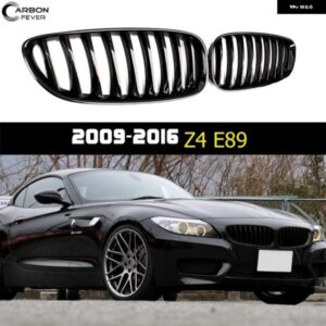 BMW Z4 E89 フロントキドニーグリル バンパー グリッド 2009 - 2018 ロードスター 18I 20I 28I 30I ABS プラスチックグロスブラックグリル
