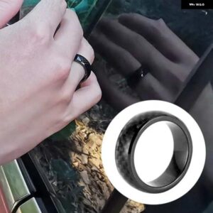 テスラ キーリングカーボン車スマートフィンガーキーリングボックス技術 モデル 3/X/S/Y カーアクセサリー カスタムパーツ アクセサリー 交