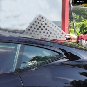 ジャガー 合金黒 F-TYPE 2013-2024 リア三角ガラス 窓ハニカム装飾パネル ステッカー アクセサリー カスタムパーツ アクセサリー 交
