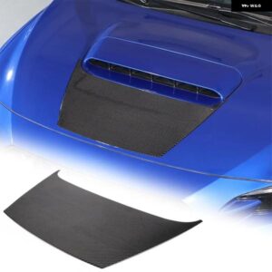 スバル WRX 2022 + ソフトカーボンボンネット吸気パネル 装飾ステッカー 外装 モールドアクセサリー カスタムパーツ アクセサリー 交換