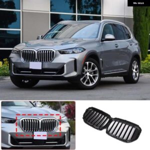 BMW X5 G05 2023-2024 交換用フロントラジエーターグリル フード ABS グロスブラックカースタイリングフロントバンパー グリル アクセサリー