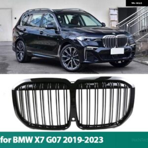 BMW フロントバンパー キドニーグリル フードグリル M カラー/グロスブラック X7 G07 フェイスリフト前 2019-22 スタイリング カスタムパー
