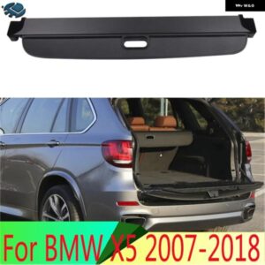 BMW X5 2007-2018 アルミ + キャンバスリアカーゴカバー プライバシートランクスクリーンセキュリティシールドシェード ACCESSORIE カスタ
