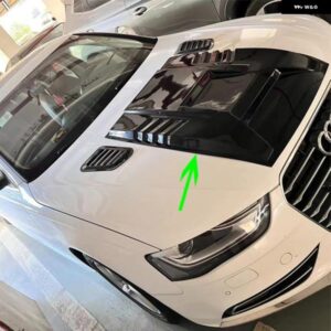アウディ A4 S4 S ライン B8 B9 B10 2013-2024 ABS フロントエンジン カバー フード ACCESORIOS パラ自動 3ピース/セット カスタムパーツ