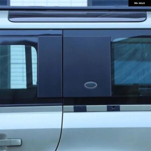 ランドローバー ディフェンダー 110 130 2020-2024 ABS カーボンリアウィンドウ パネル カバー トリム ステッカー カーアクセサリー カスタ