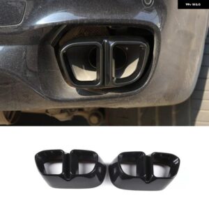 BMW X5 X6 F15 F16 2014-2018 合金テールパイプマフラーマフラー出力カバー アクセサリー M スポーツバージョン カスタムパーツ アクセサリ