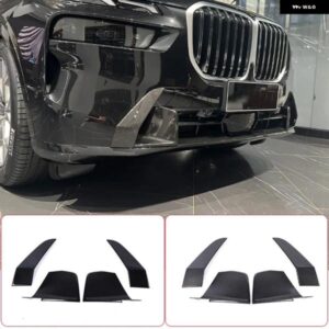 BMW X7 G07 2023 2024 ABS カーボン/ブラックフロントバンパー 装飾カバー 装飾ステッカー 外装 アクセサリー カスタムパーツ アクセサリー