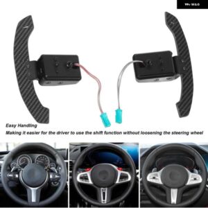 BMW 1ペア ステアリングホイール シフトパドルカーボン磁気シフターパドルダイヤルシフトパドルステアリングギア G シャーシ カスタムパー