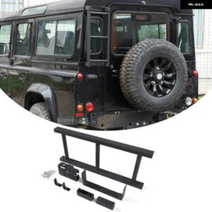 ランドローバー ディフェンダー 90 110 130 2004-2018 スタイリング合金車リアテールドアはしごクライミングカーアクセサリー カスタムパー