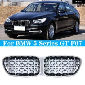 BMW 5シリーズ GT F07 528I 535I 550I ダイヤモンドフロントバンパー キドニーグリル カースタイリングレーシンググリル 2009-2017 自動グリ
