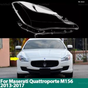 マセラティ フロントヘッドライト レンズカバー マセラティクアトロポルテ M156 2013-2017 ガラス 自動シェルヘッドランプ ランプ シェ