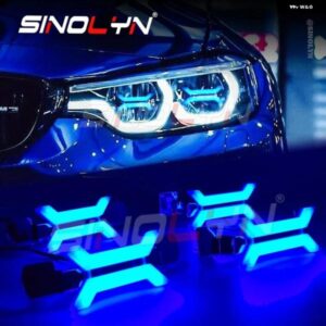 BMW X コンセプト LED デイタイム ランニングライト F32/F82/F80 プレ LCI LED ヘッドライト /ハロゲンシステム象徴カーアクセサリー カス