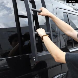 ランドローバー ディスカバリー 3 4 LR3 LR4 2004-2016 合金黒車リアサイドはしごルーフ はしごカーアクセサリー カスタムパーツ アクセサ