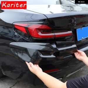 BMW テールライト カバー ブレーキ ライト ワイドインジケーターカバー 5シリーズ G30 2021-2023 ABS ブラックアクセサリー カスタムパーツ